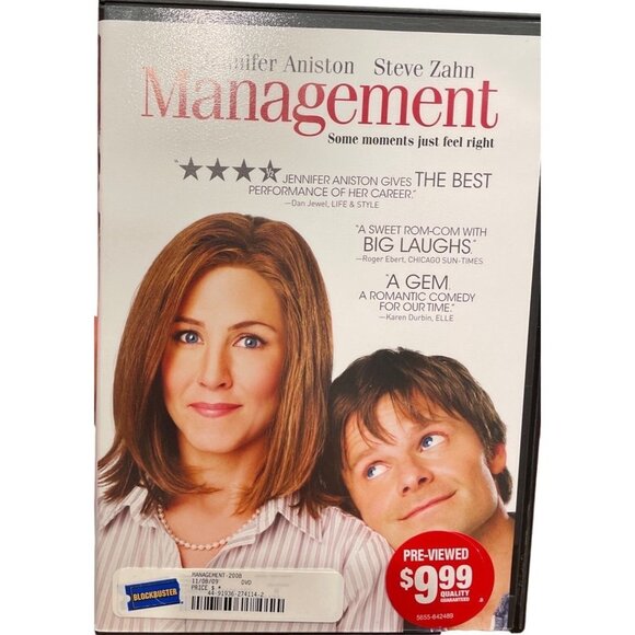 Management DVD Jennifer Aniston Steve Zahn - Picture 1 of 2